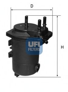 UFI Filters 24.014.00 Dieselfilter