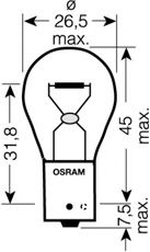 7507 OSRAM Bulb, indicator; Bulb, indicator