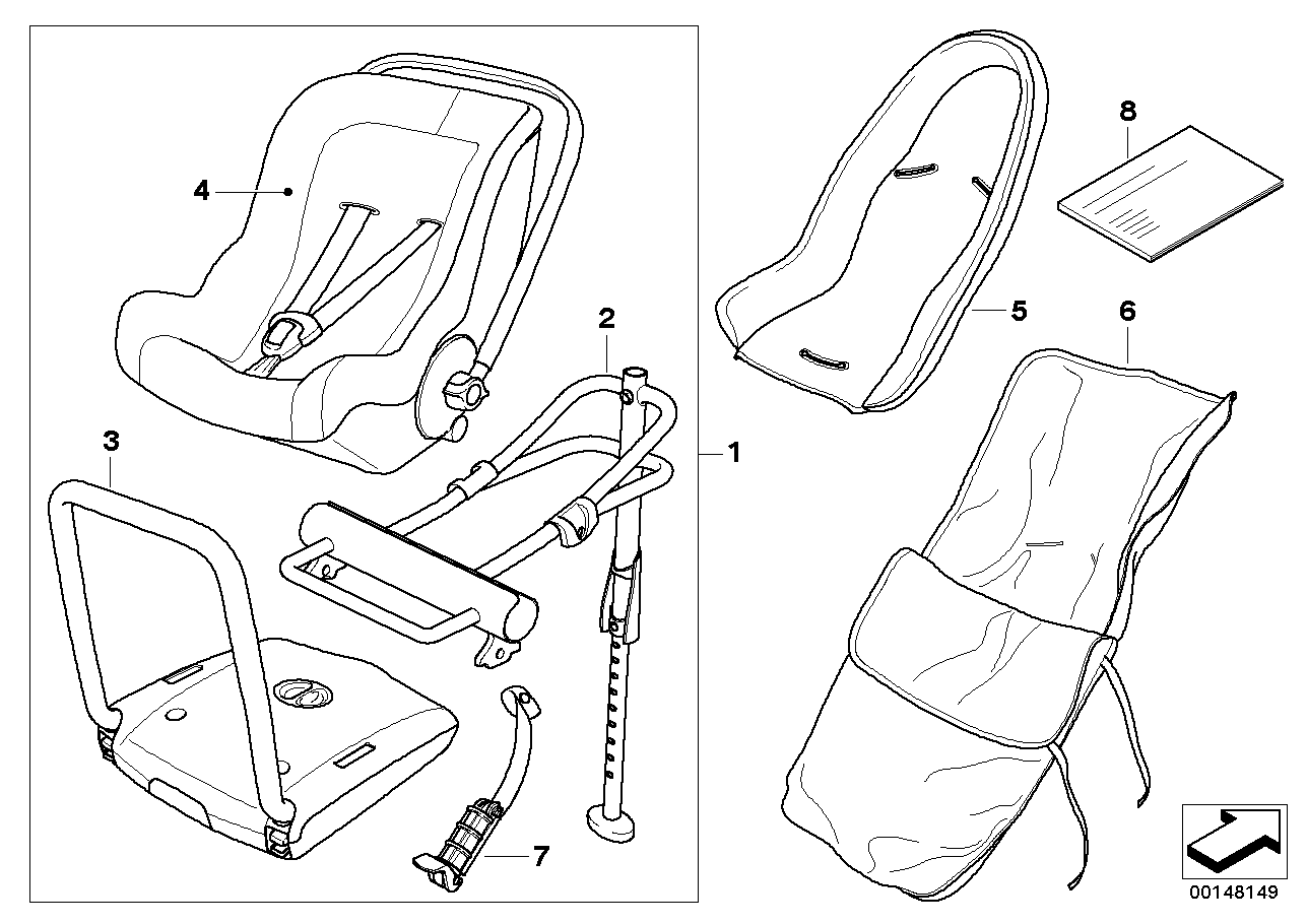 пластиковая деталь крепления овалины кресла к спинке